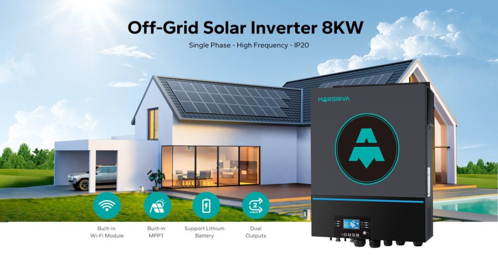 سانورتر 8000وات marsriva مدل MR-SPF8000M TWIN